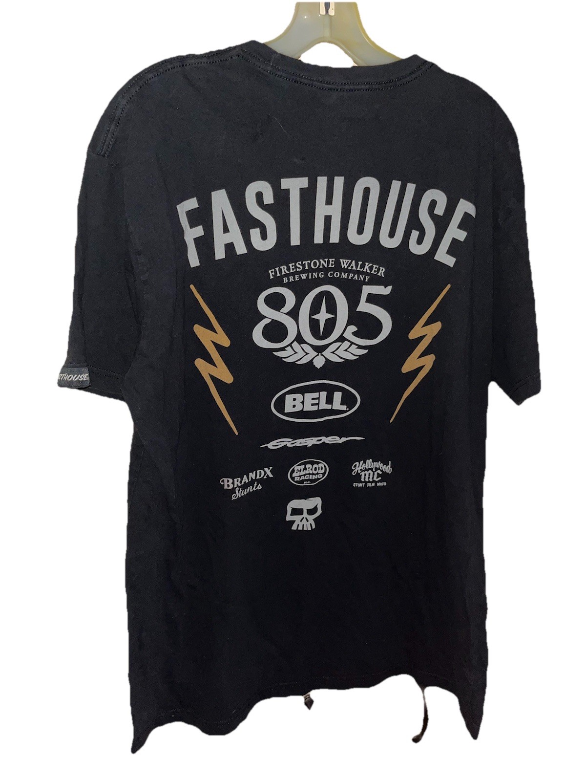 Fasthouse Crew 805 Black T Shirt Size XL