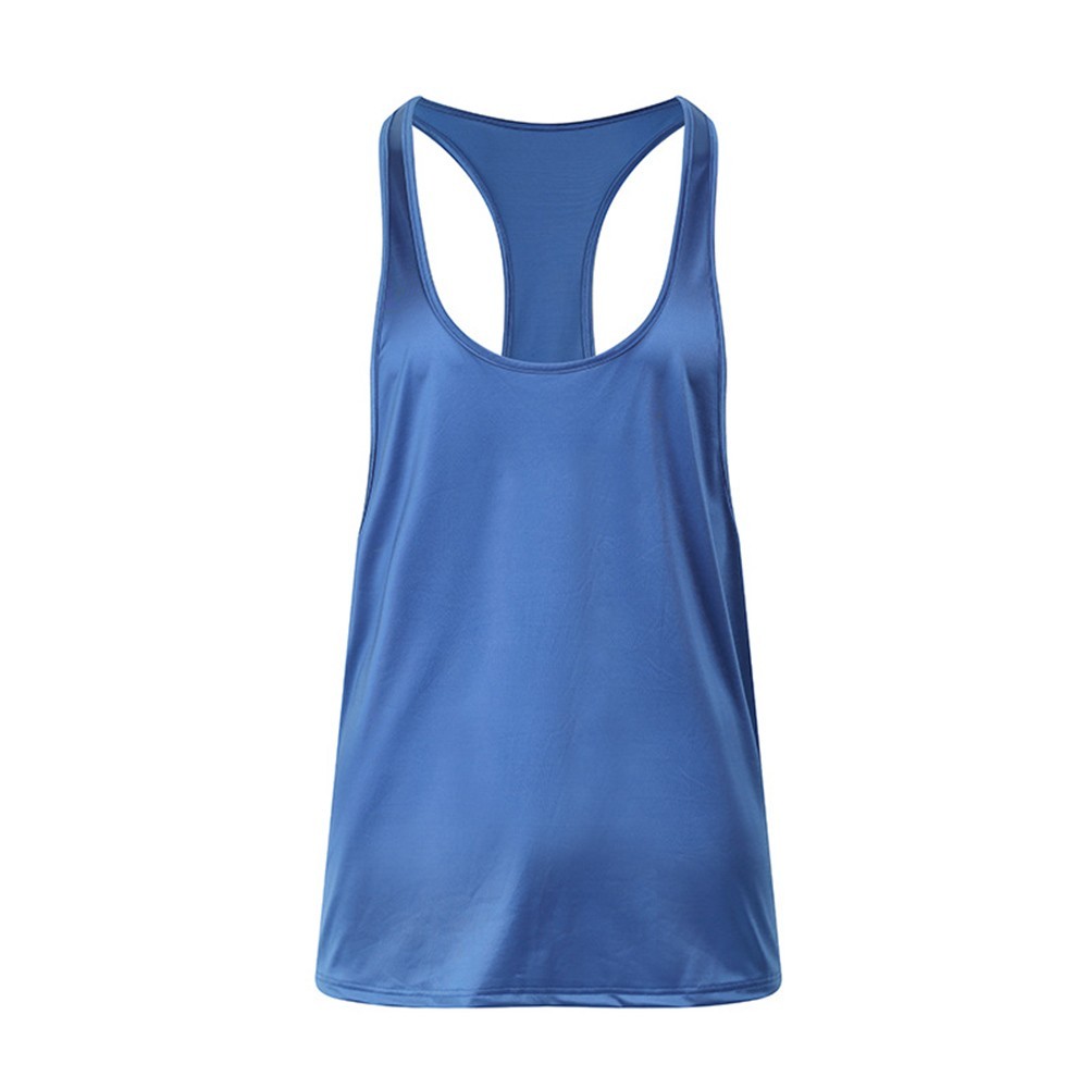 Men Sleeveless Tank Top Glossy Oil Shiny Gym Shirt Sports Running Vest