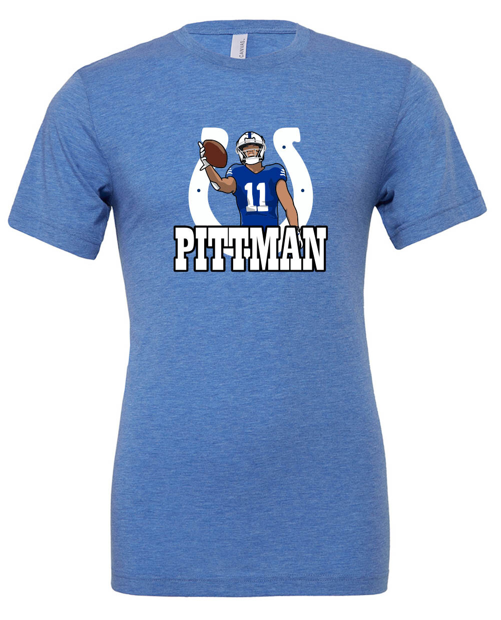 Triblend Michael Pittman Logo jersey Shirt