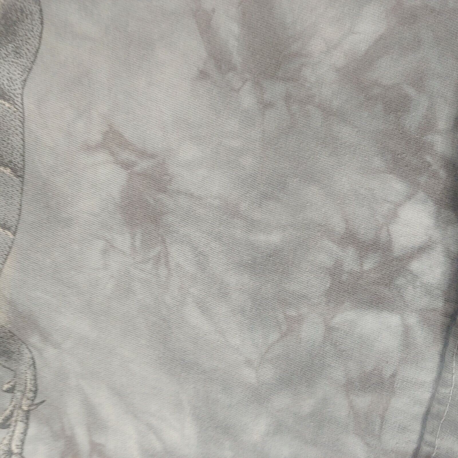 Tulum Mexico Shirt Small Mayan Ville Hand Dyed Gray Tie Dye Iguana Travel