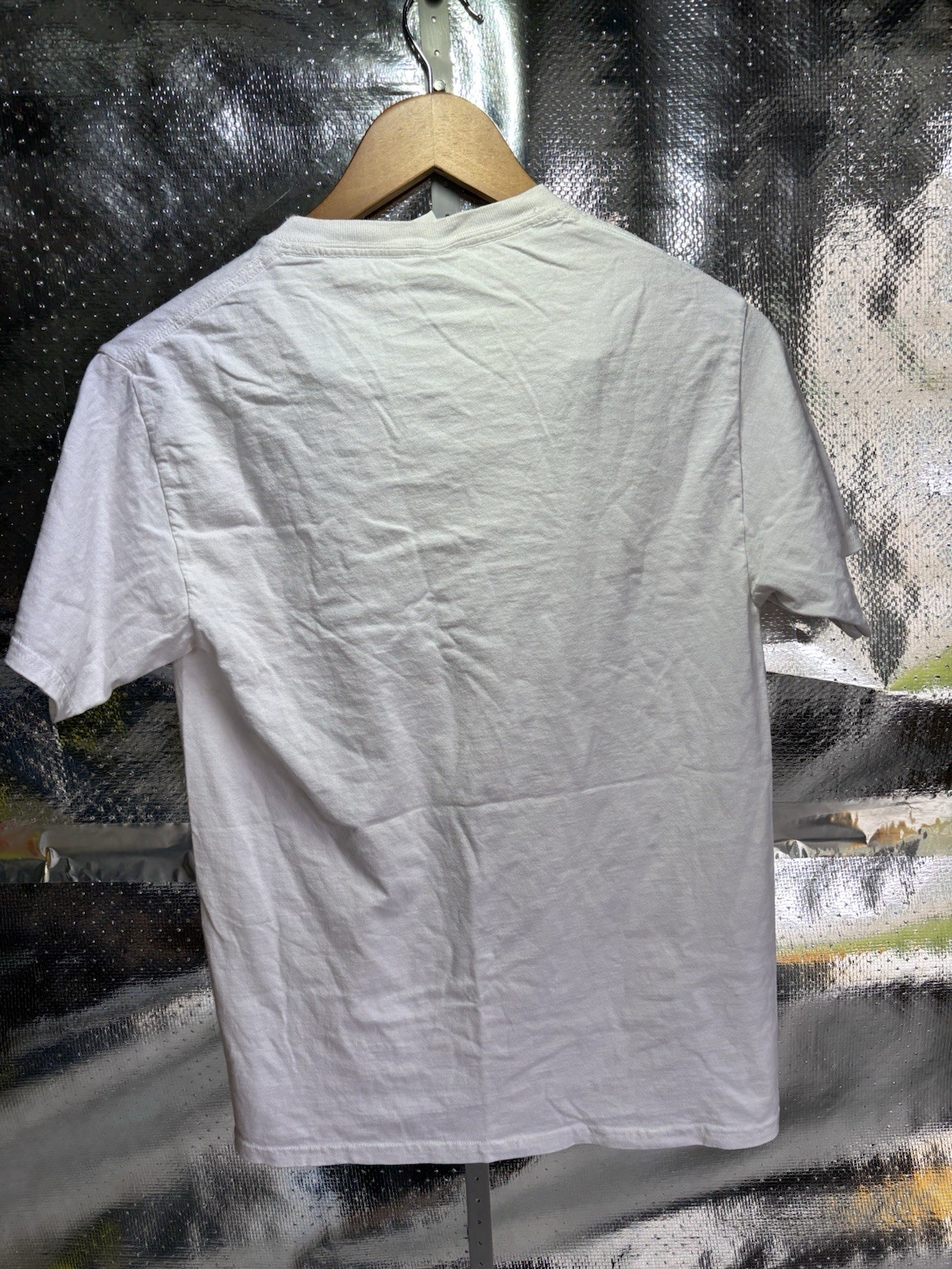 Fruit of the Loom HD Cotton Naruto Uzumaki Graphic Tee White Crew Neck S