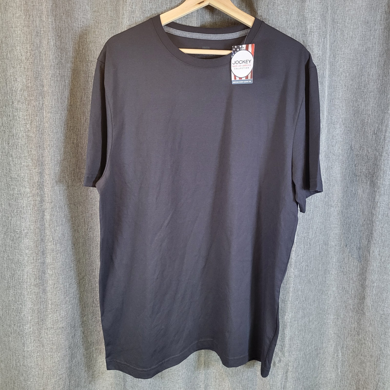 Jockey Black T Shirt New with Tag Size Large