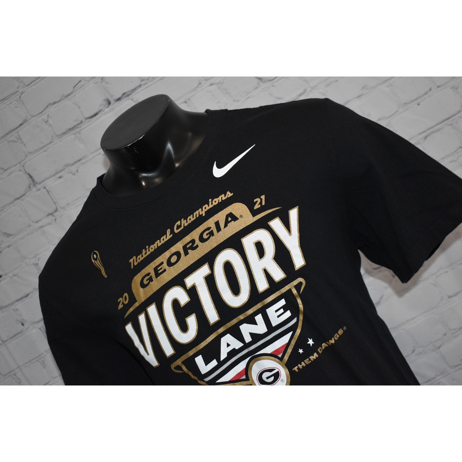 Nike T-Shirt UGA Bulldogs Mens XL University Georgia DAWGS National Champs 2021
