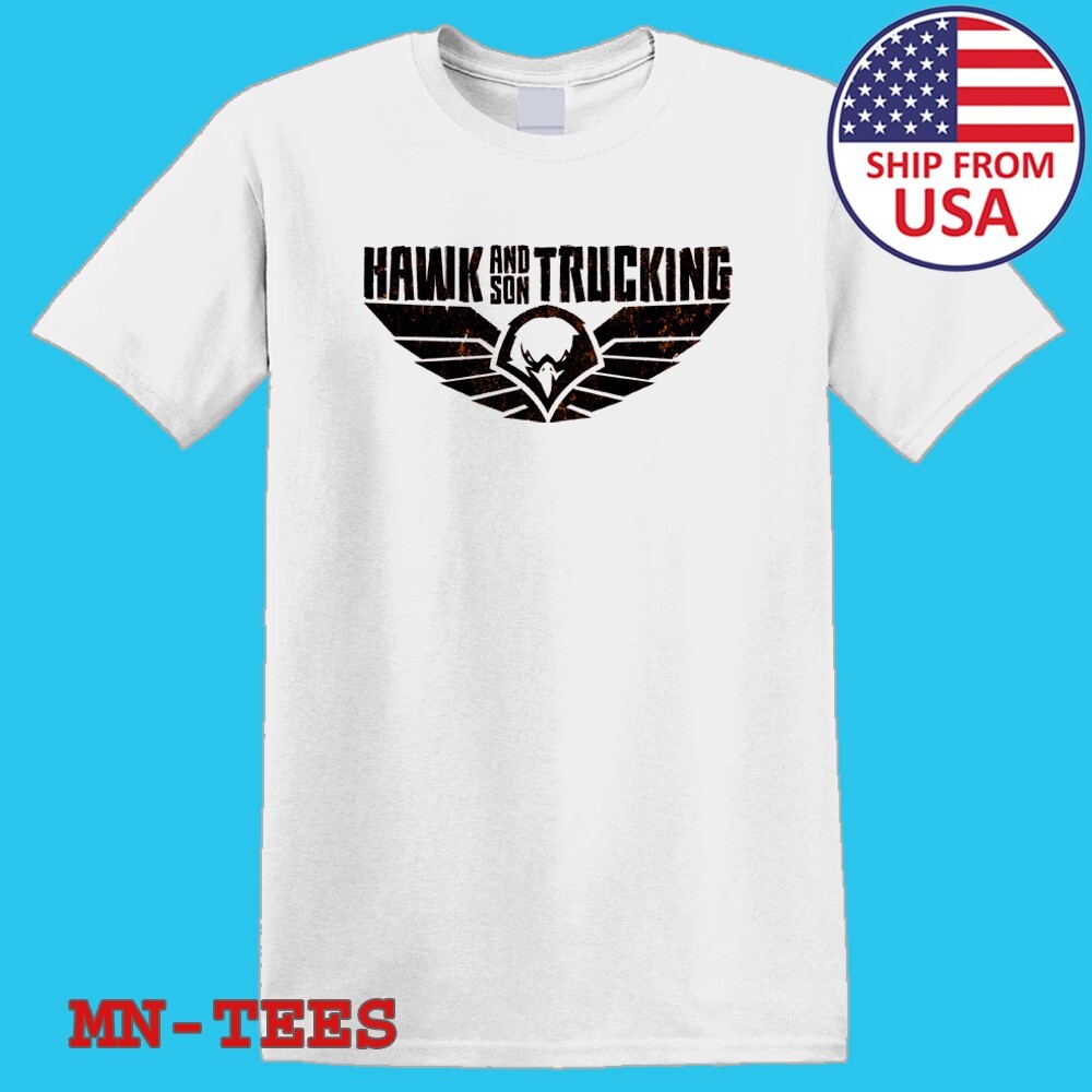 Hawk And Son Trucking Over The Top White Size S-5XL