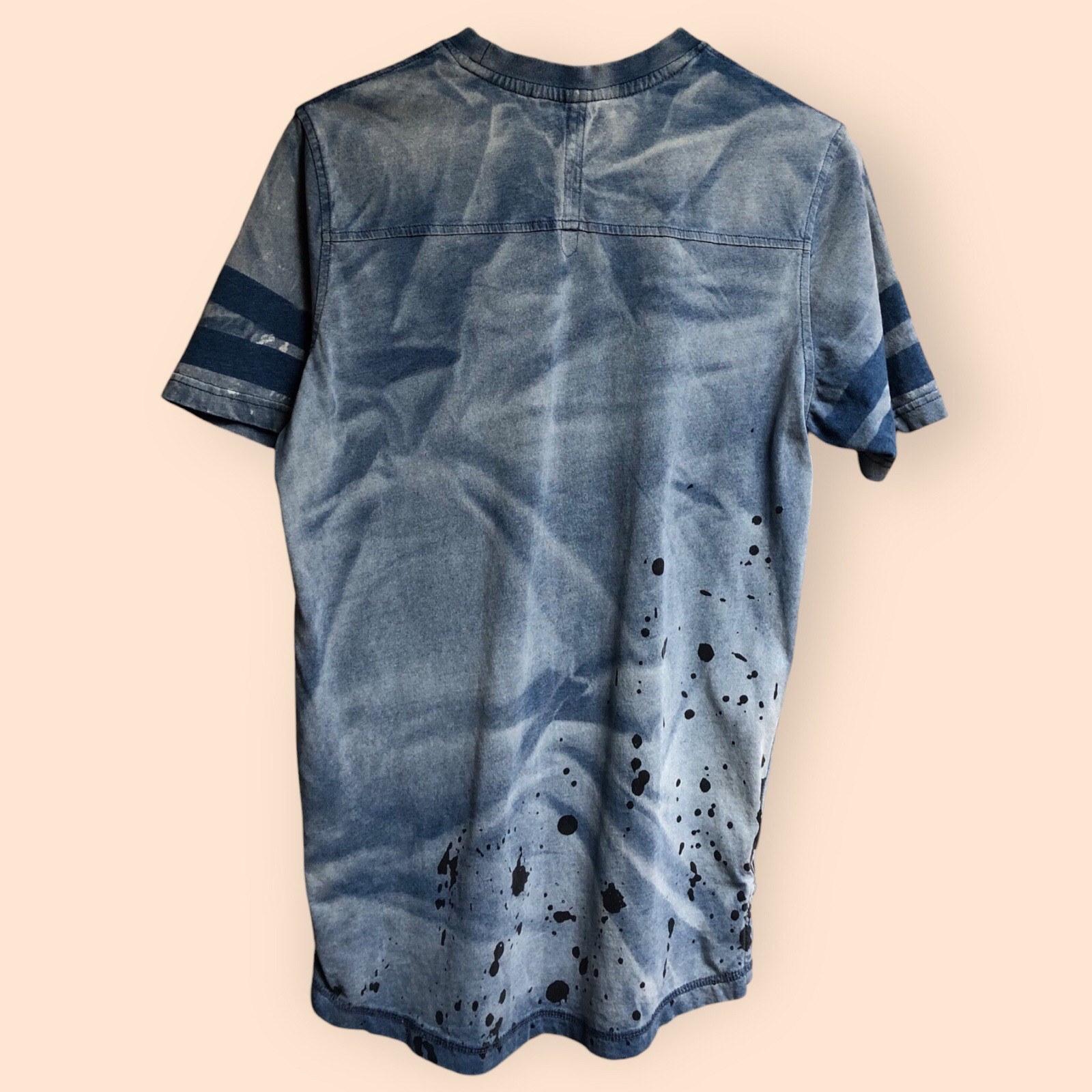 Parish Nation Original Quality Garments Splatter Paint Distressed T-shirt MENS S