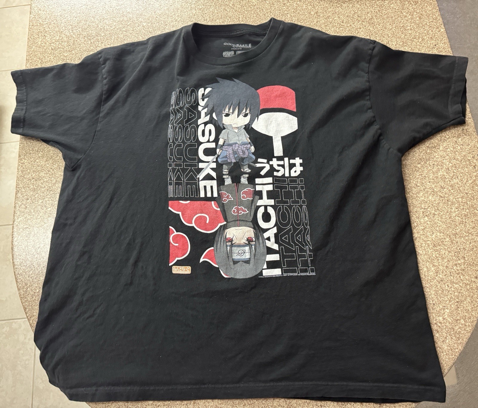Naruto Anime T-Shirt Size 2XL
