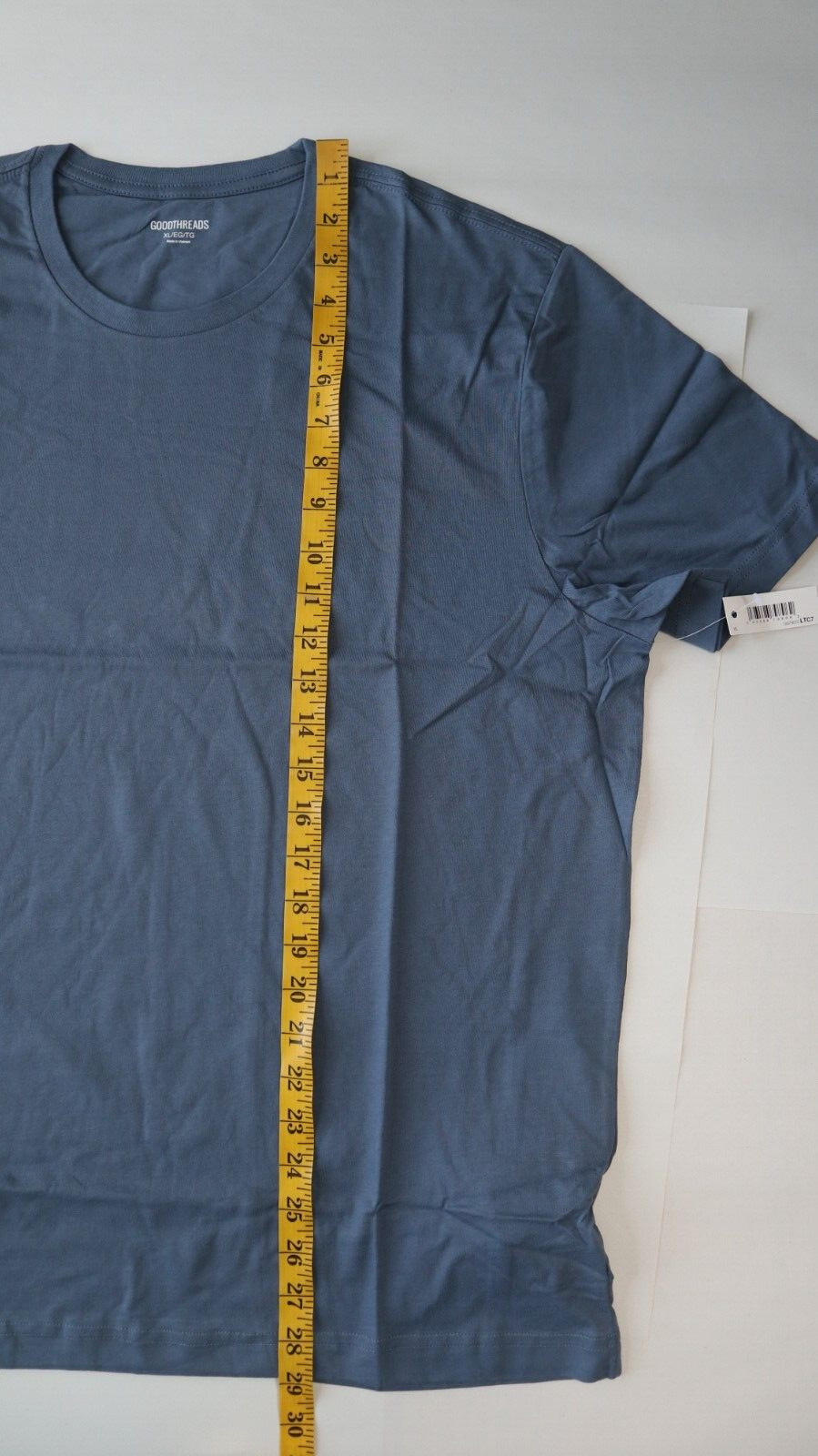 2 packs Men&rsquo;s Slim-Fit Short Sleeve 100% Cotton Crewneck T-Shirt XL Blue