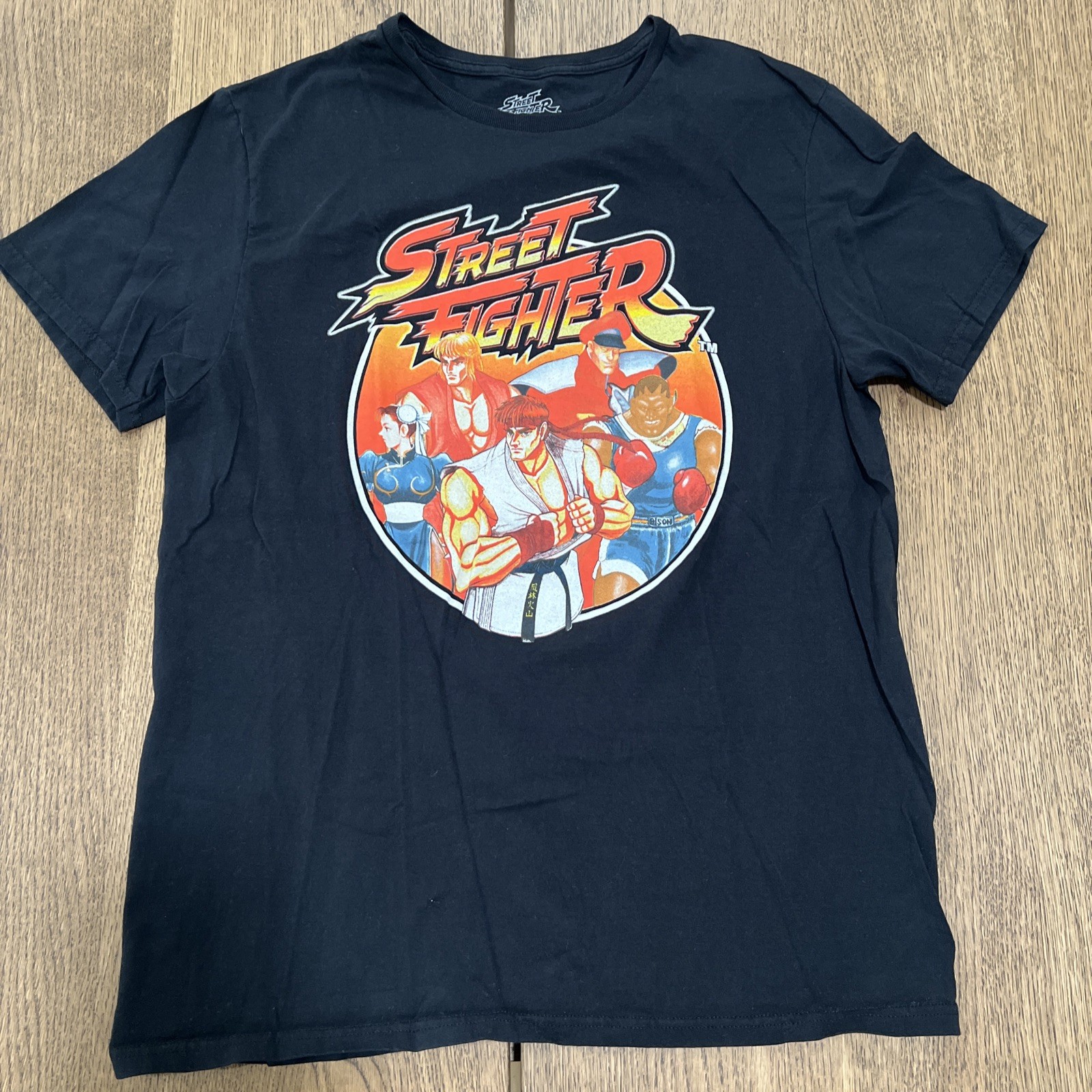 Men&rsquo;s Street Fighter Graphic Tee Size Medium Video Game T-shirt Sz Large