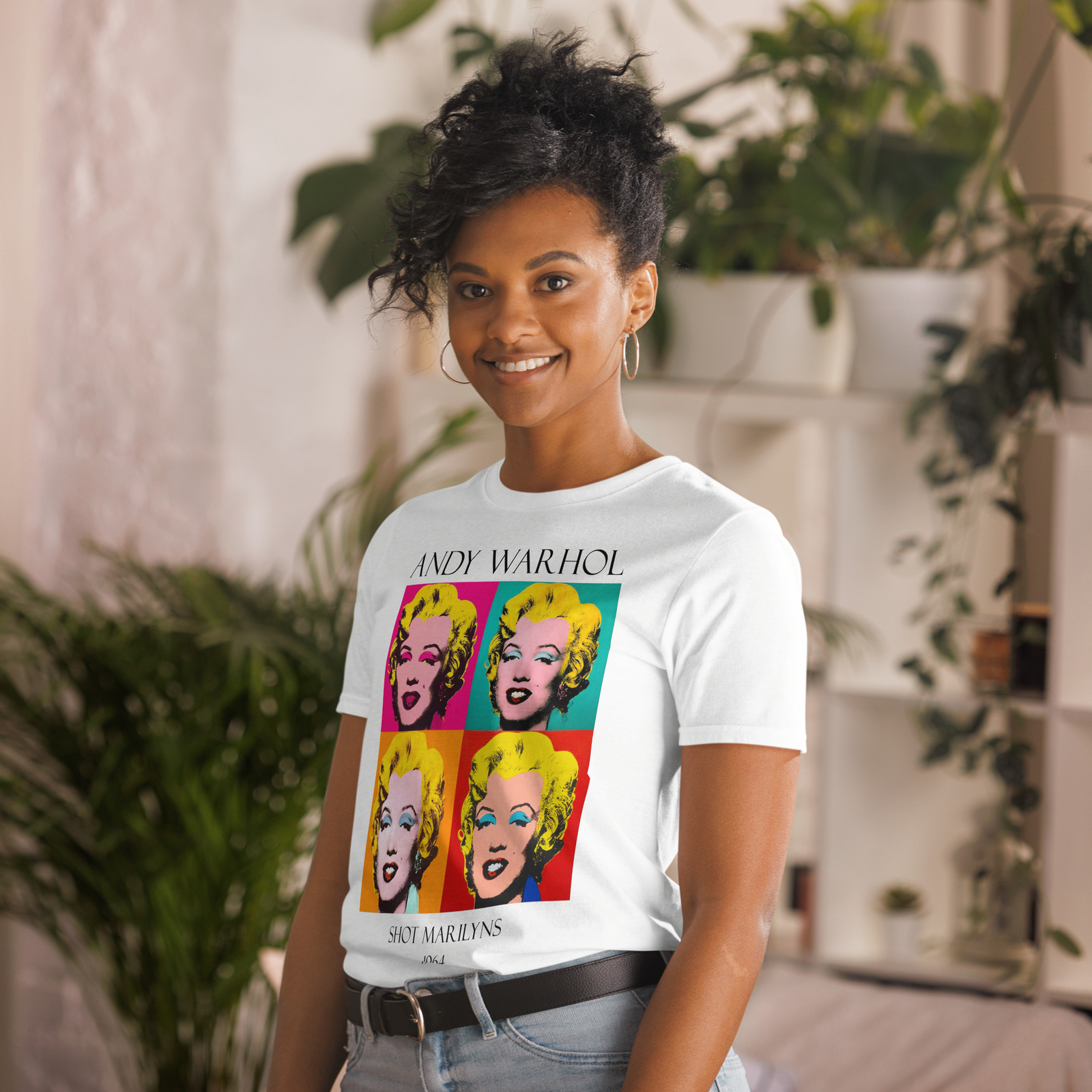 Andy Warhol Merlin Shots Shirt, Pop Art Clothing, Art Lovers Gift