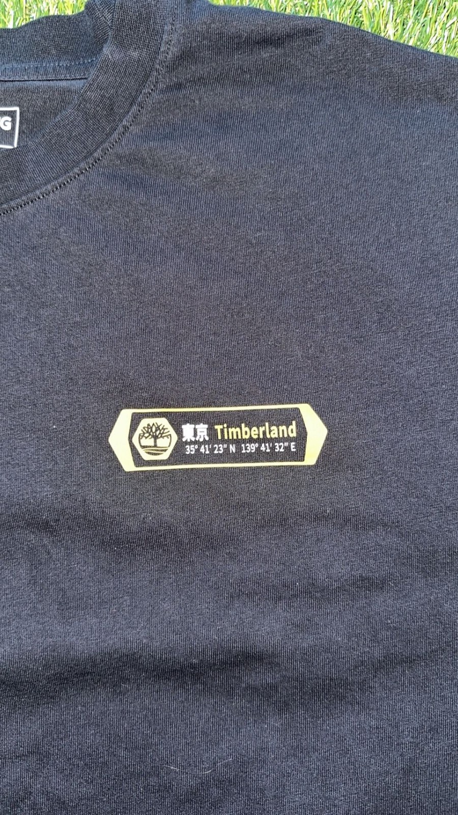 Timberland Tokyo Map Graphic Box Fit T-Shirt Black