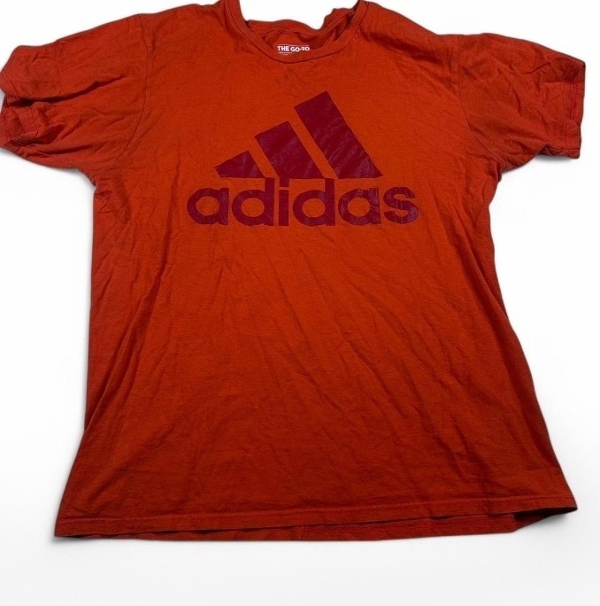 Adidas “Go-To Tee” – Orange (Size L) Good Condition
