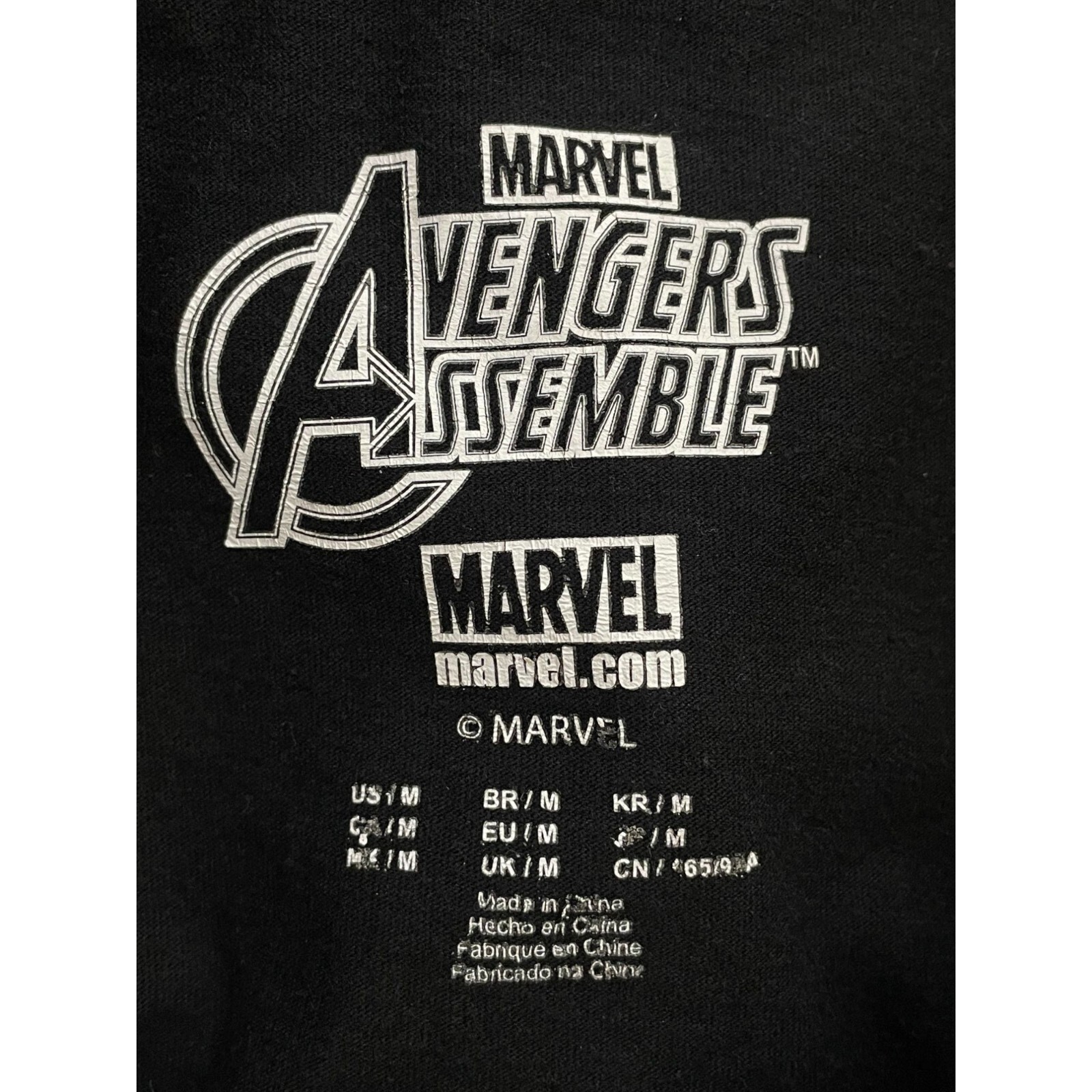 Marvel Comics 1963 Avengers Assemble Heroes Black Longsleeve T-Shirt Men&rsquo;s SMALL
