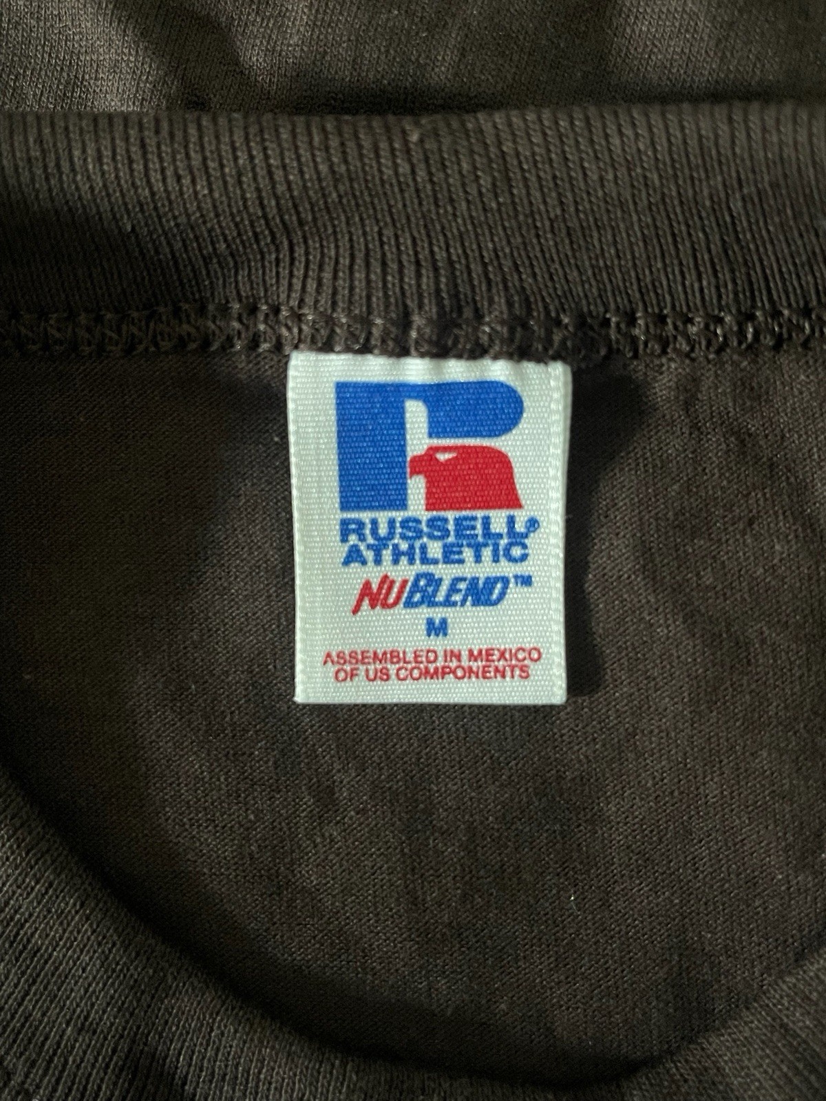 vintage russell athletic crewneck t-shirt mens size medium deadstock NWOT 90s