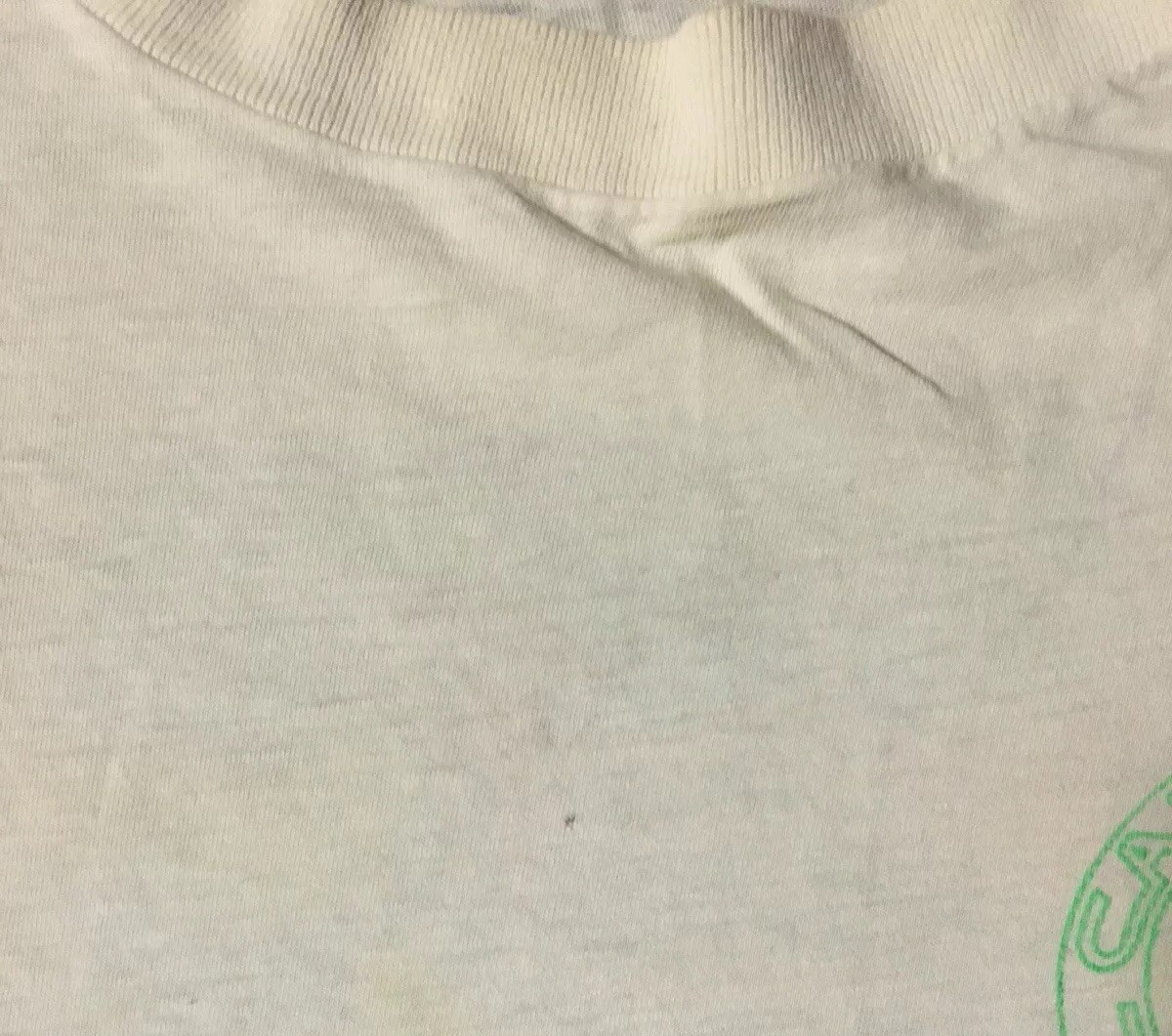Vtg 80s Panama Faded Distress Abstract Art Shirt S Bird Animal Beach Surf Grunge