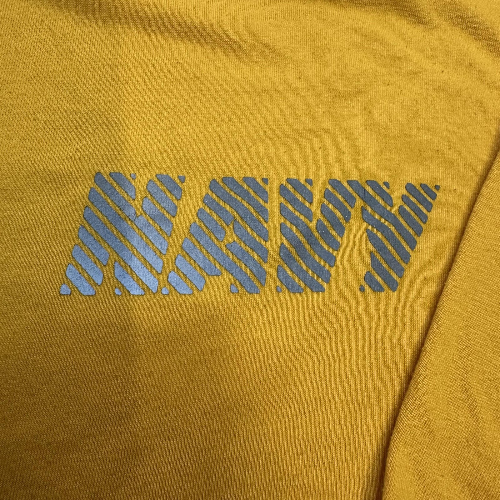 U.S. Navy Shirt Mens L Yellow Military PT Gym Casual USA