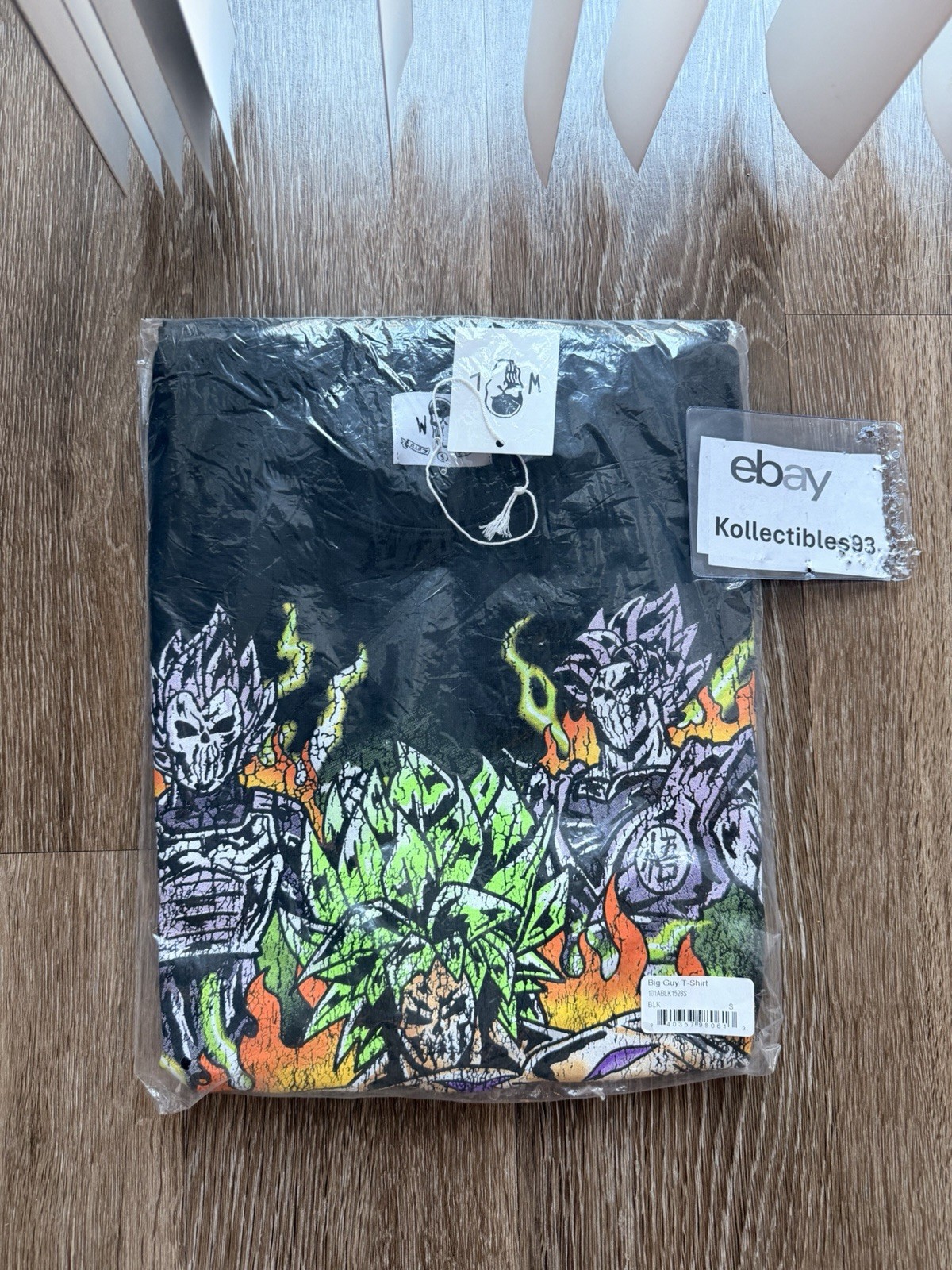 Warren Lotas Dragon Ball Z Big Guy Black TShirt SMALL Sold Out LIMITED