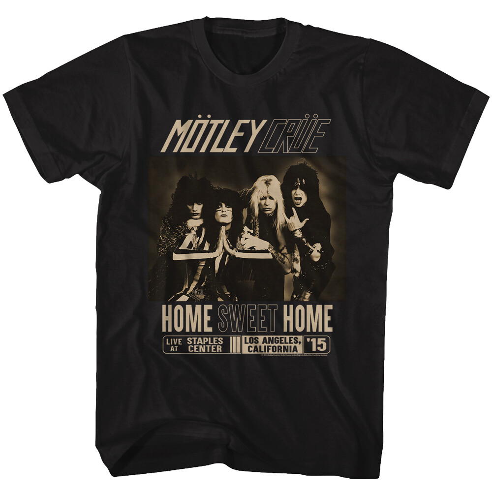 Motley Crue Home Sweet Home Live At Staples Center Men&rsquo;s T Shirt Metal Merch
