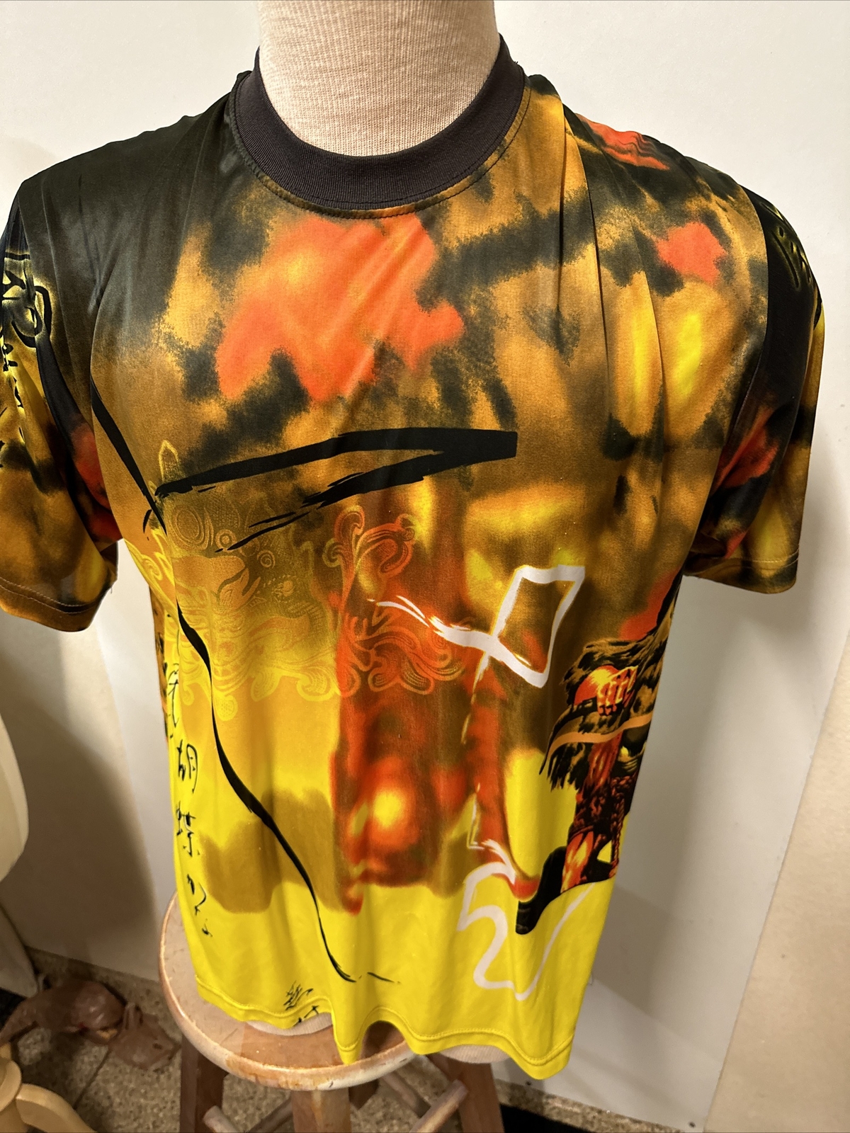 SPEED DEMON Asian warrior Flames Super SS T-Shirt Large RN52469