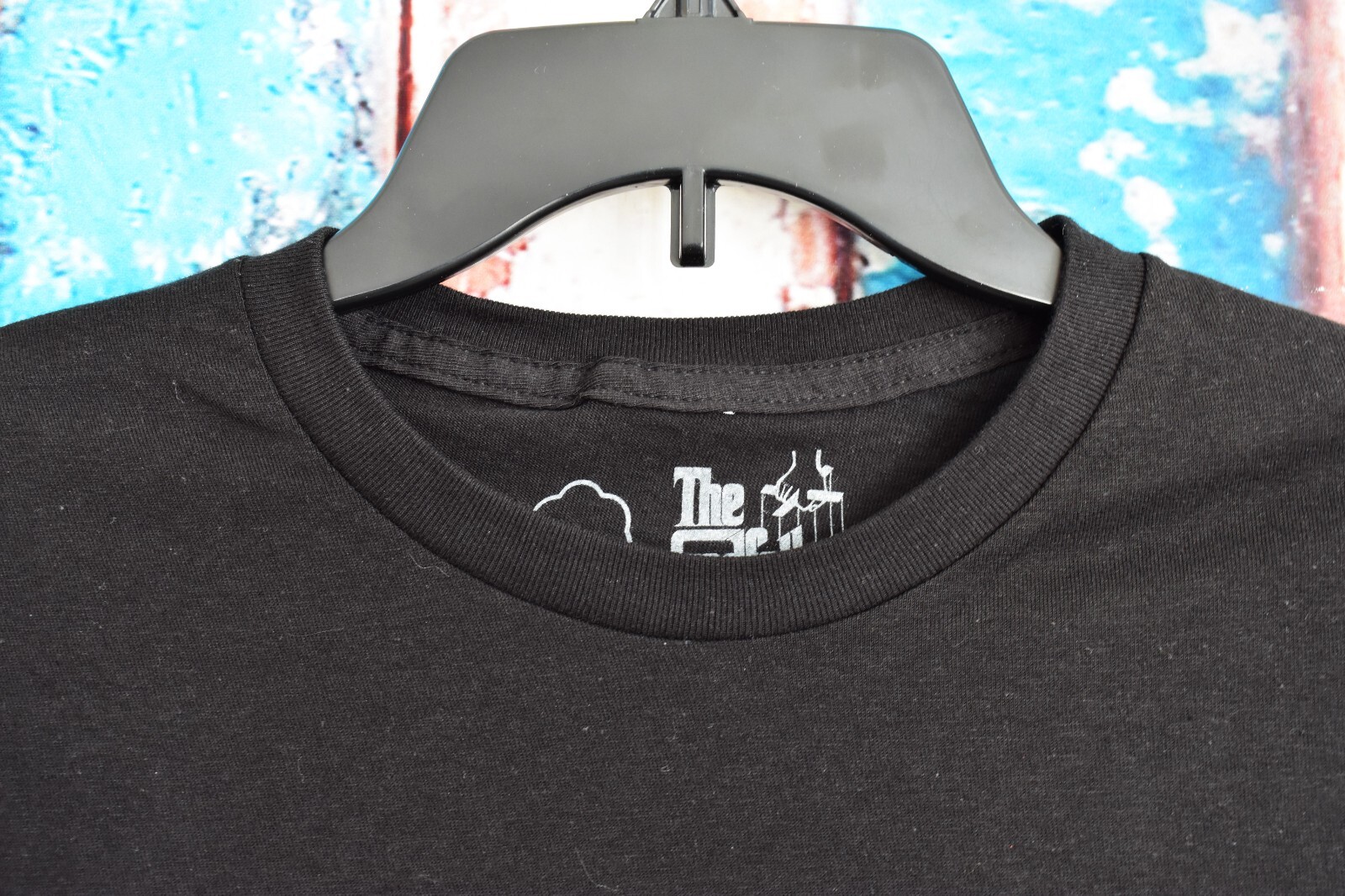 Men&rsquo;s The Godfather Graphic T-Shirt Short Sleeve Crew Neck MEDIUM Black NEW