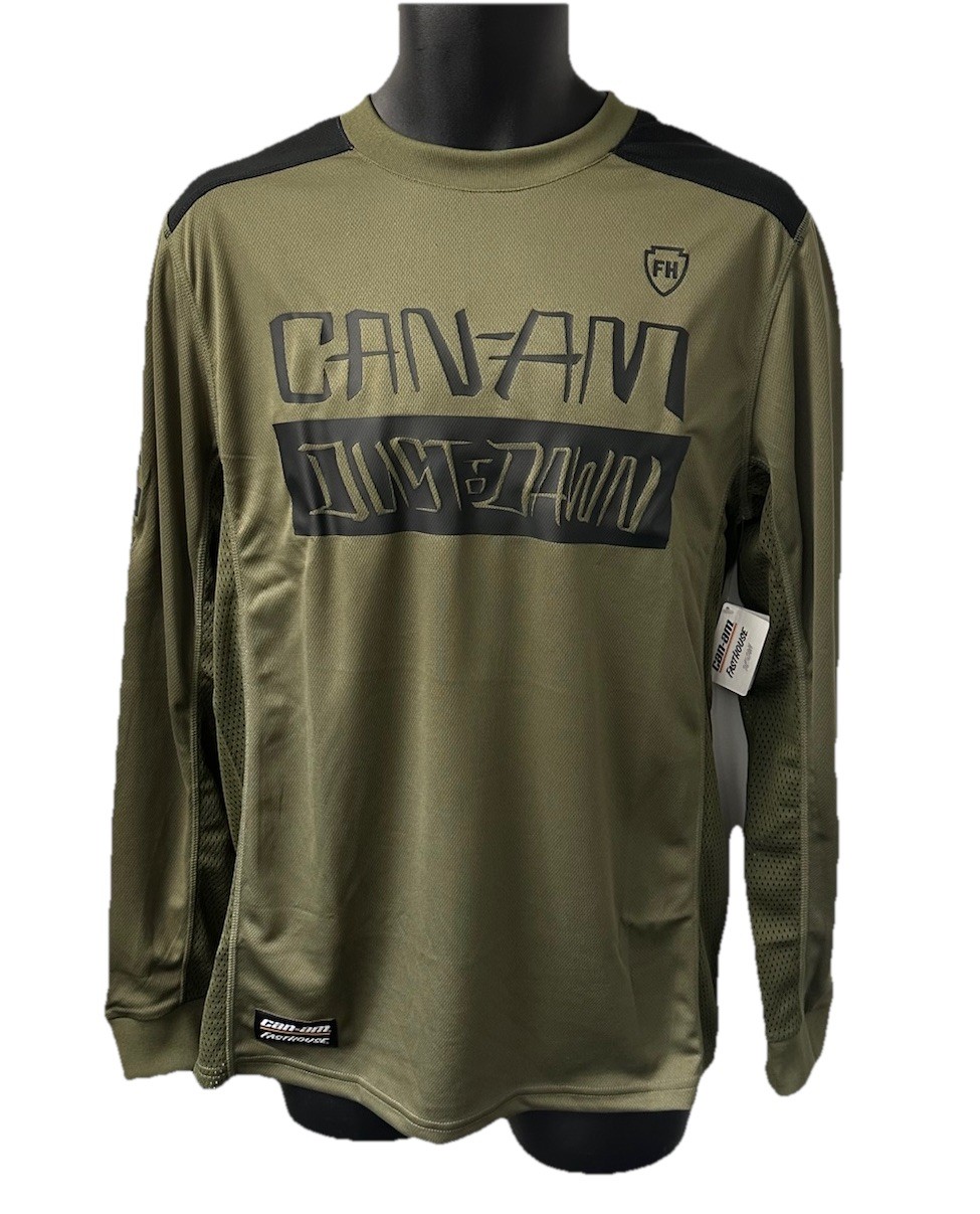 Can-Am Men&rsquo;s X Fasthouse Dust Jersey Green/Black 288234