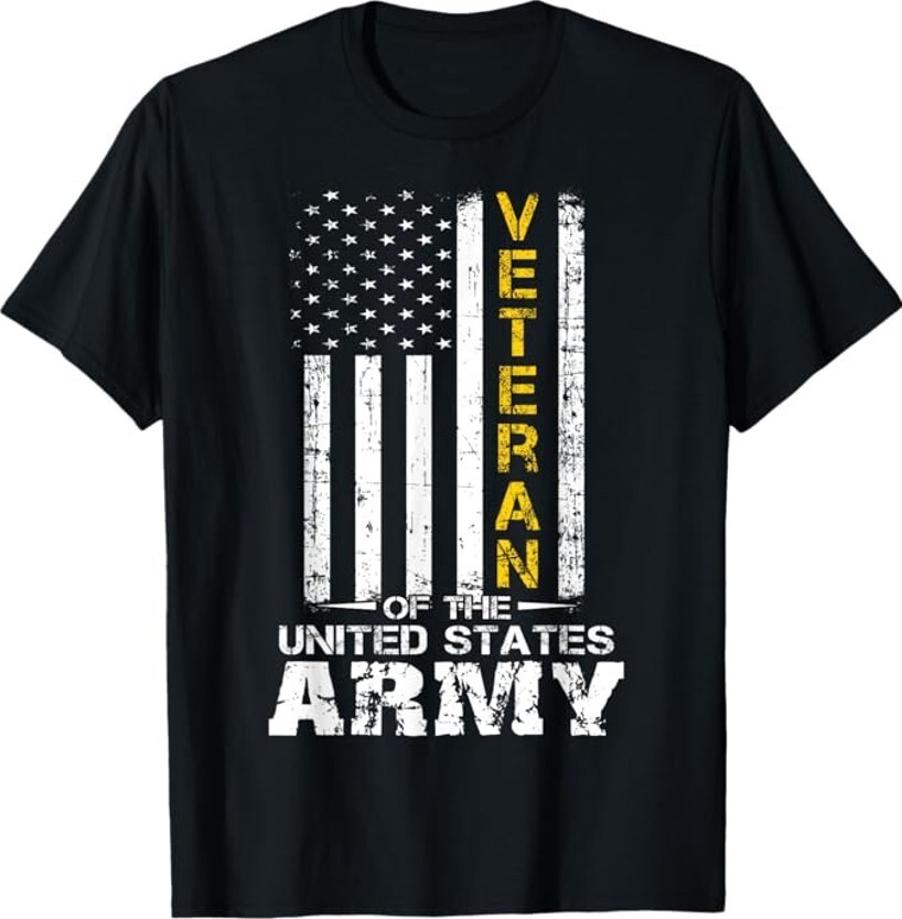 Veteran of United States US Army veteran Gold Unisex T-Shirt