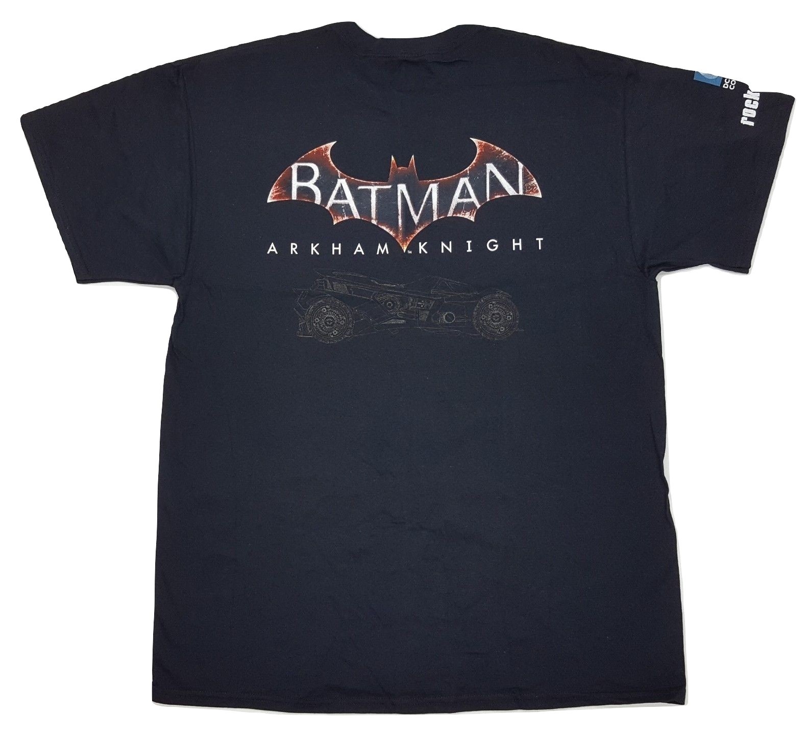 Batman Arkham Knight Mens T-Shirt Short Sleeve Black Size XL