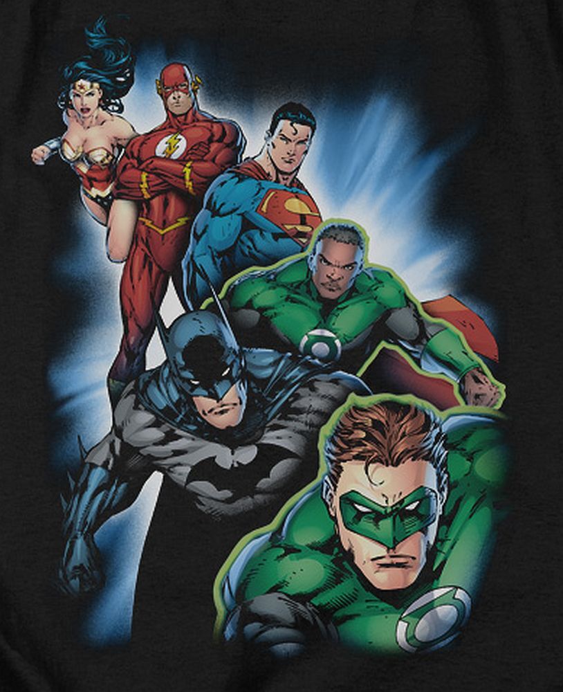 Justice League Of America « Heroes Unite » T-Shirt – Regular or Tank – to 6X