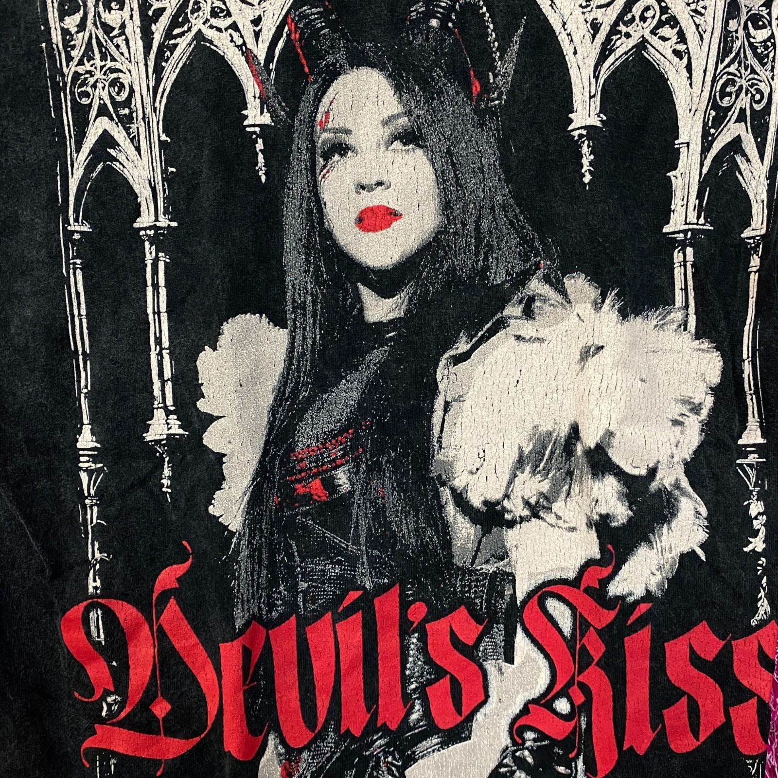WWE Ripple Junction Stephanie Vaquer Devil&rsquo;s Kiss Medieval Gothic Arch Graphic T