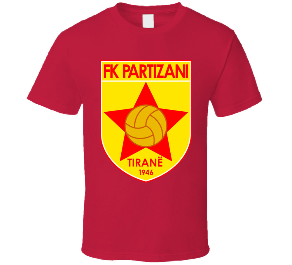 Fk Partizani Tirana Football Club Soccer Team Albanian Superliga Albania T Shirt