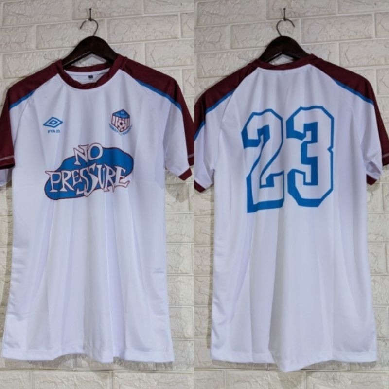 No pressure Raglan Jersey WHITE AOP 3D TU1062