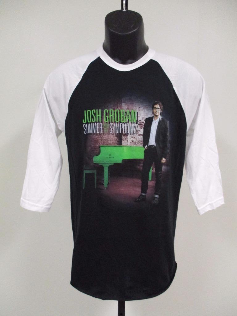 New Josh Groban Summer w/ Symphony Mens Adult Sizes S-M-L Band Concert Shirt