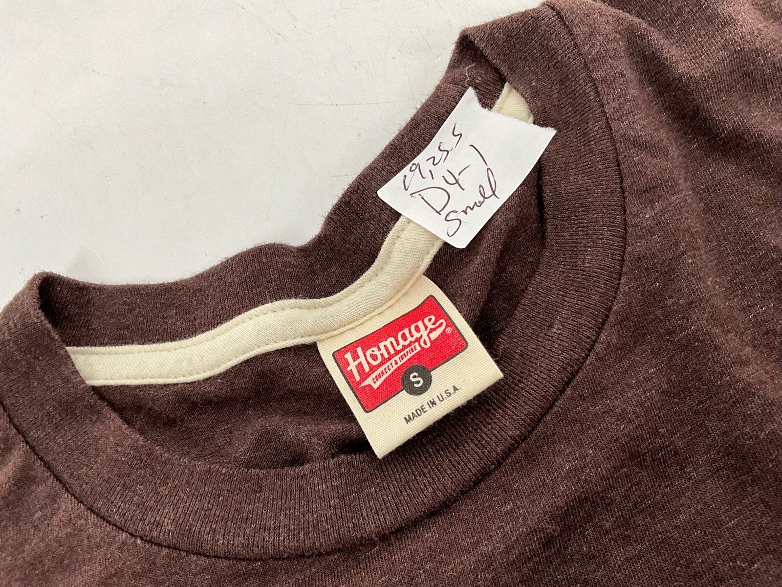 Homage Cleveland Is The City T-Shirt Men’s S Brown Poly Cotton Rayon YGI D4-1