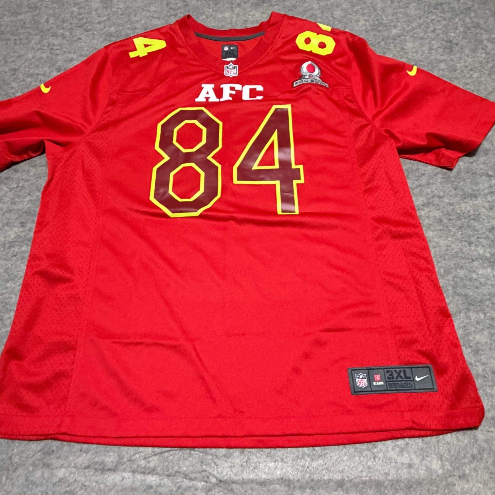 Nike NFL AFC Pro Bowl Antonio Brown 84 Jersey Mens 3XL Red 943016-657