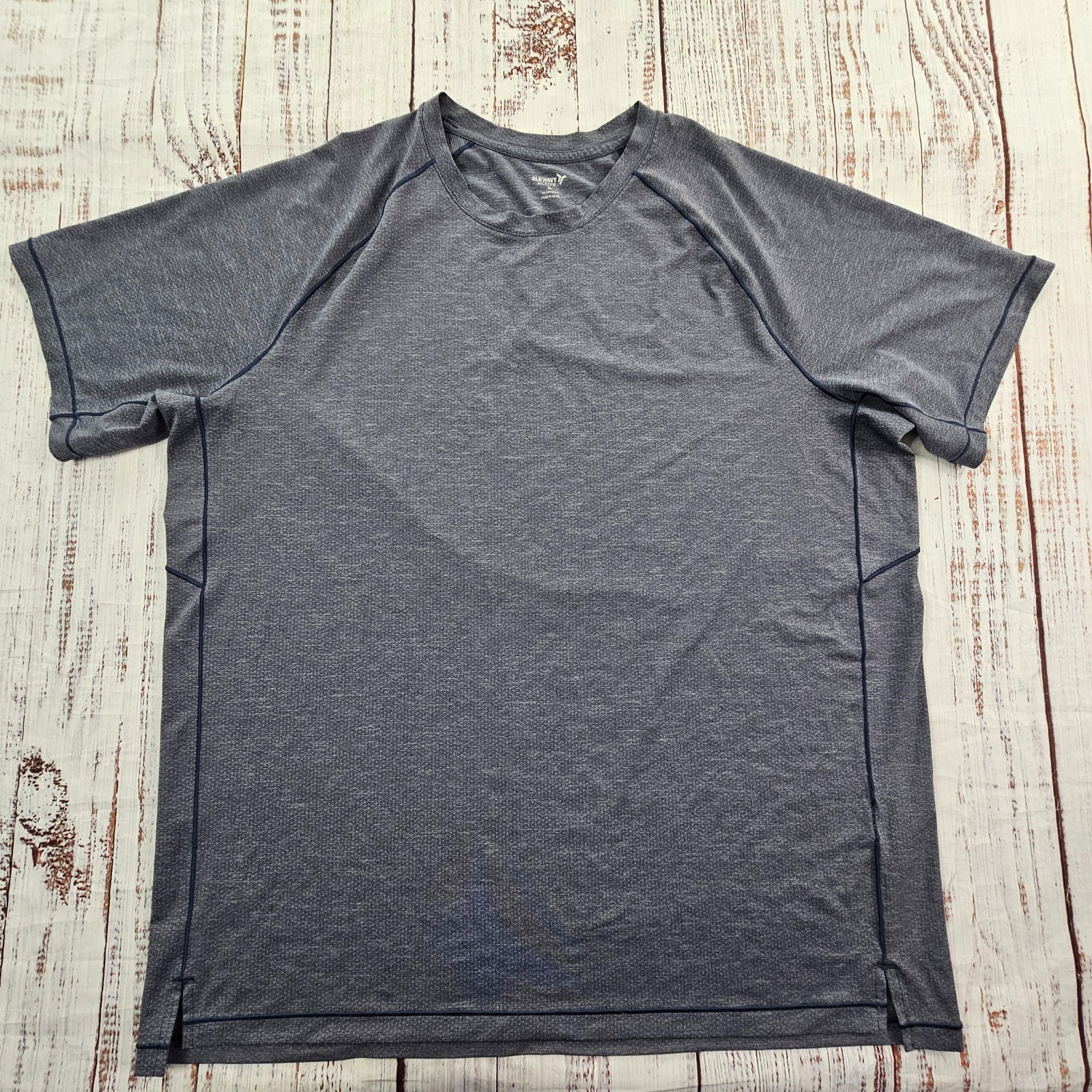 Old Navy Active Go-Dry Cool Blue Short Sleeve Performance T-Shirt Men&rsquo;s XL