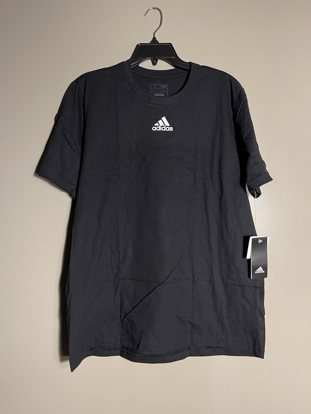 Adidas Fresh Men’s Short Sleeve T-shirt Sportswear Cotton Size M Black New