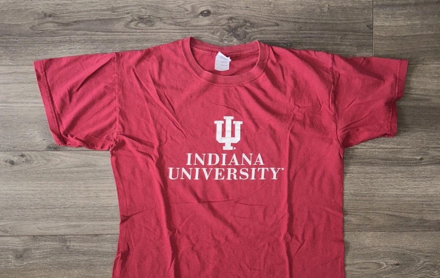 Vintage NCAA Indiana University Hoosiers Short Sleeve Tee Shirt Mens Large