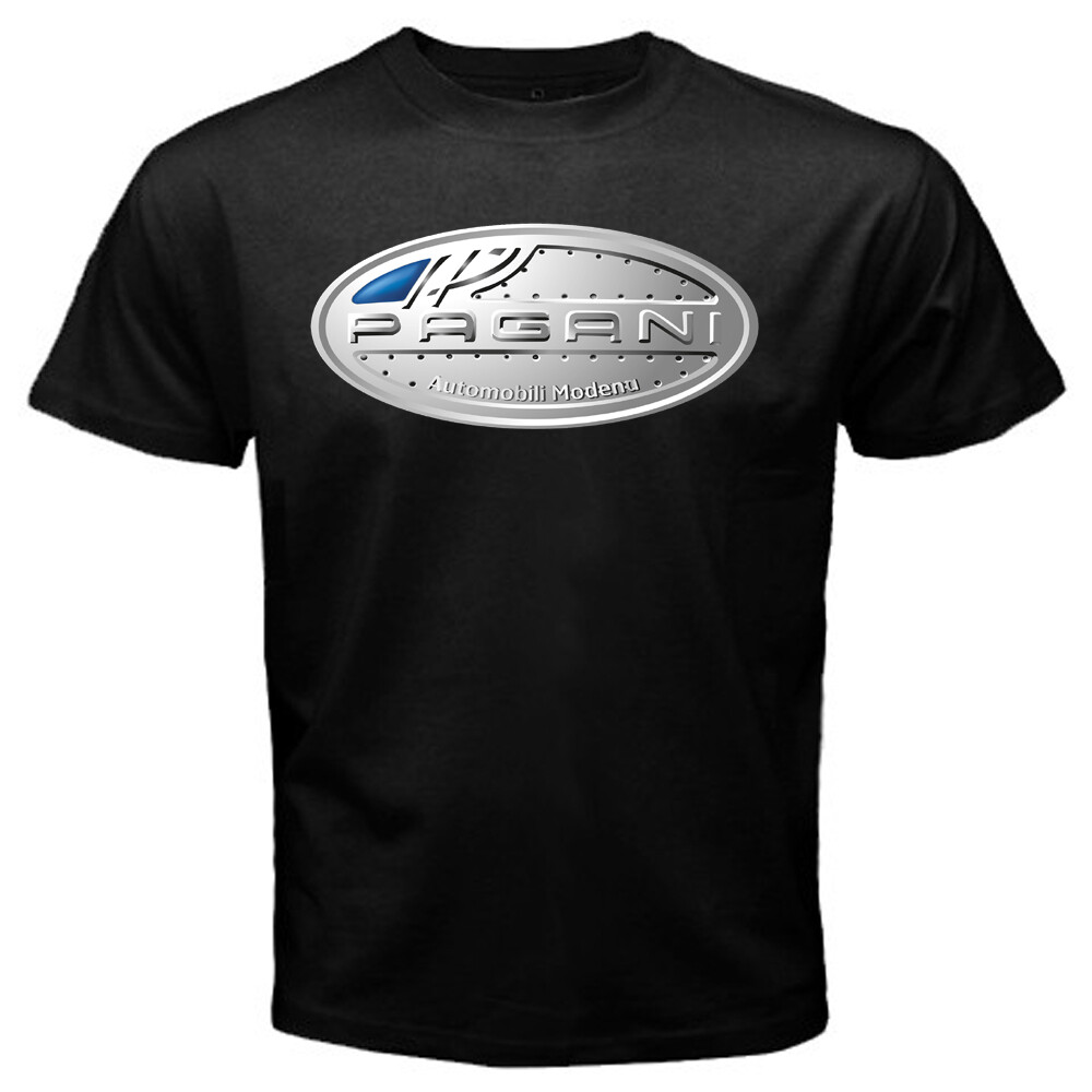 Pagani Racing Car Men&rsquo;s Black T-Shirt Size S to 5XL