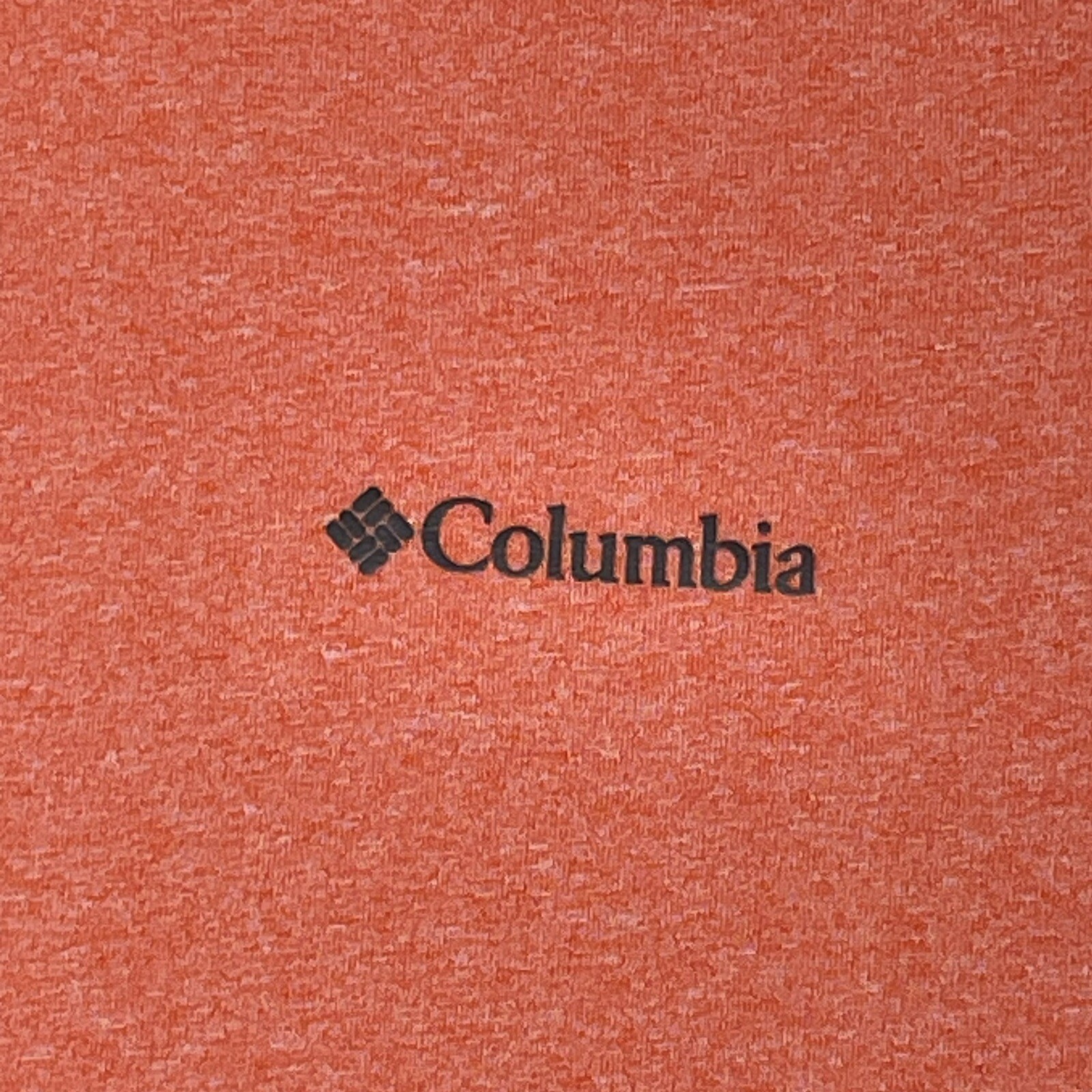 Columbia Omni-Wick T-Shirt Mens Small Orange Lake Zell Regular Fit Tee