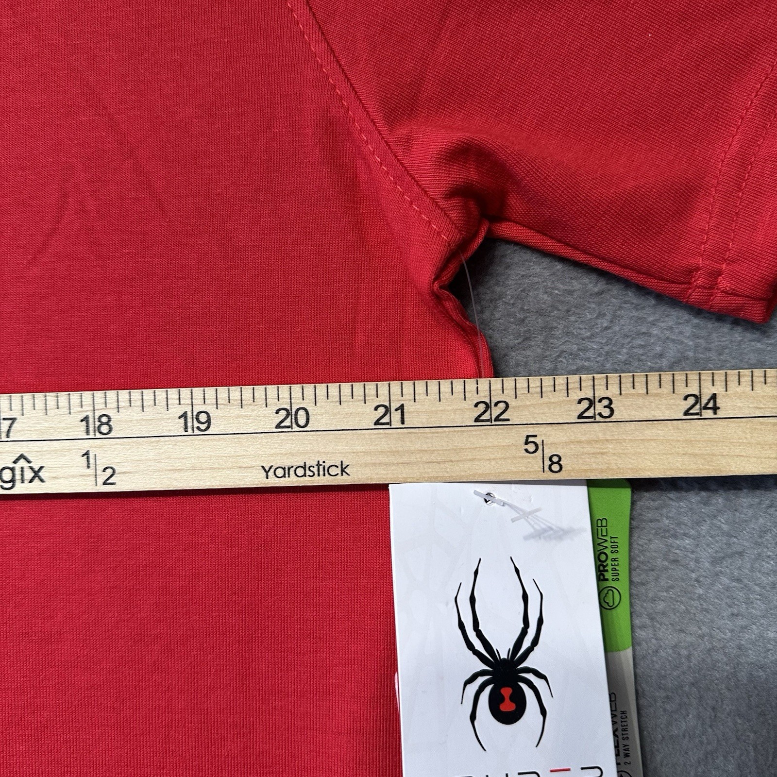 Spyder Mens Large Graphic T Shirt Red Exploring USA Outdoor Logo Stretch NWT