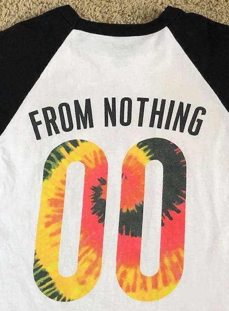 DGK From Nothing 00 Tri-Color Stars Logo White Ringer T-Shirt Size Medium
