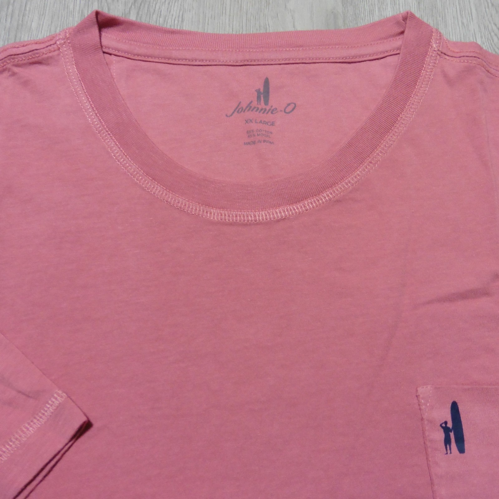 JOHNNIE-O Mens 2XL XXL T SHIRT AMERICAN DREAM BANDANA RED PINK DALE 2.0 GOLF USA