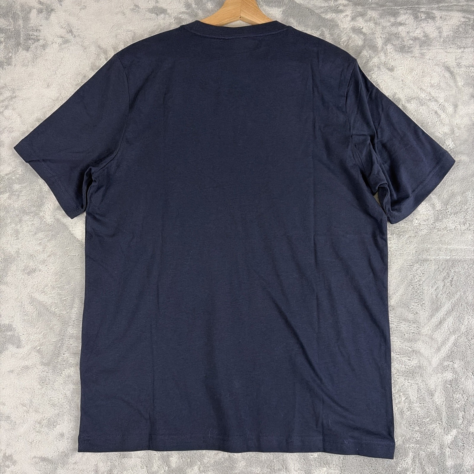 adidas Men&rsquo;s Essentials 3-Stripes Tee Navy Blue White Size Medium GL3734 NWT