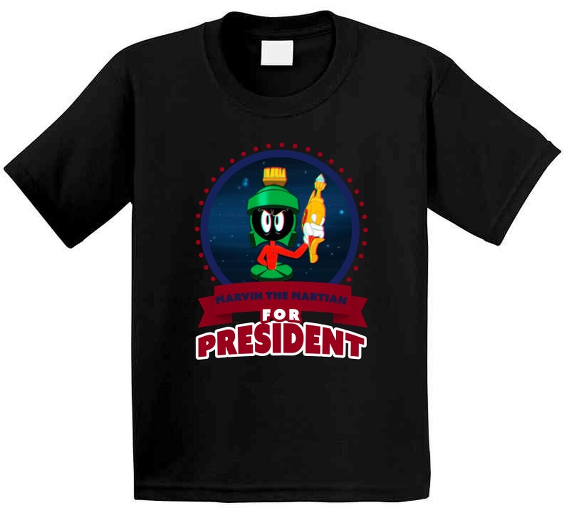 Marvin The Martian For President Greatest Villains T Shirt