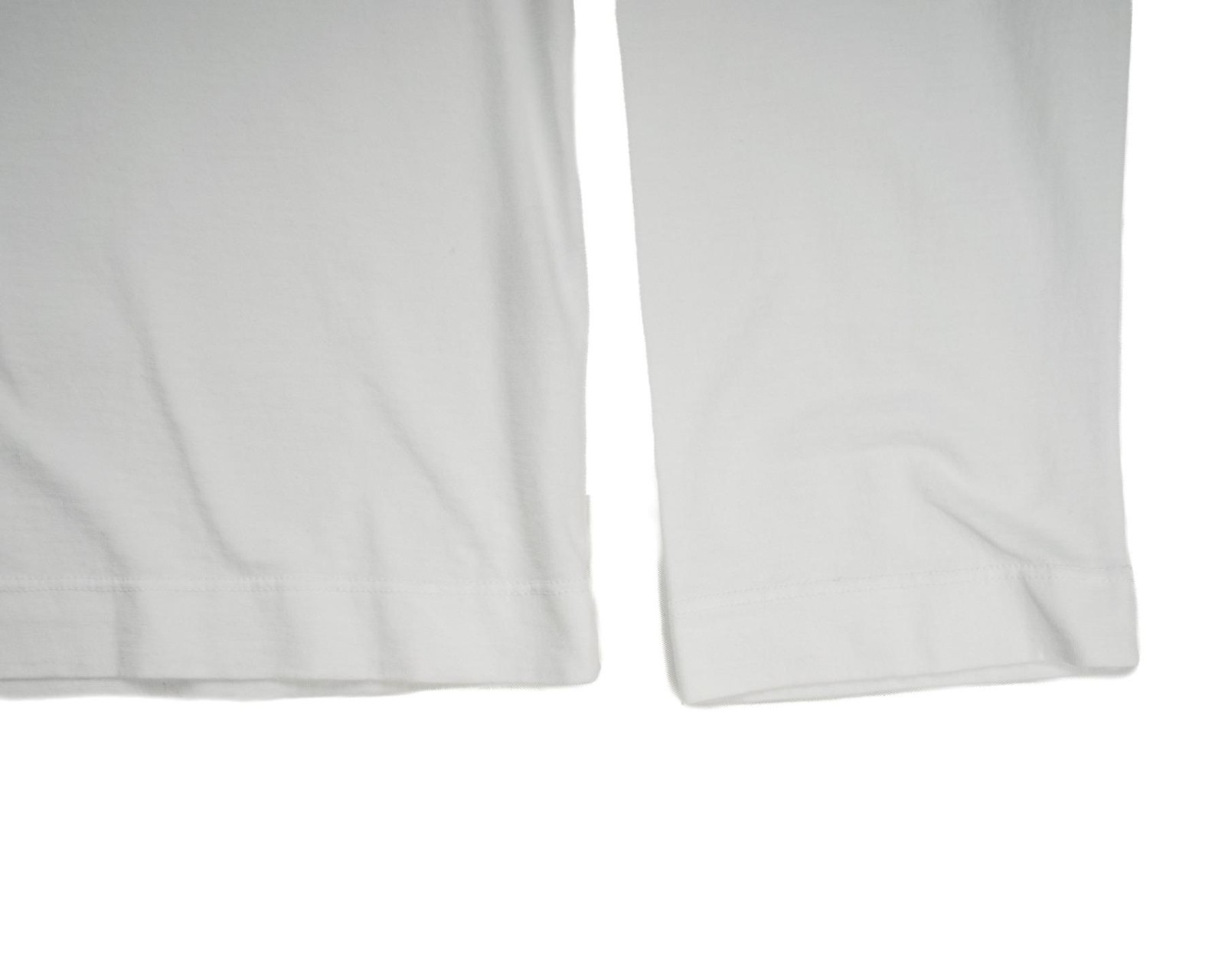 Kired Kiton $250 NWT White Supima Crepe Cotton Long Sleeve T-Shirt M (50 IT)