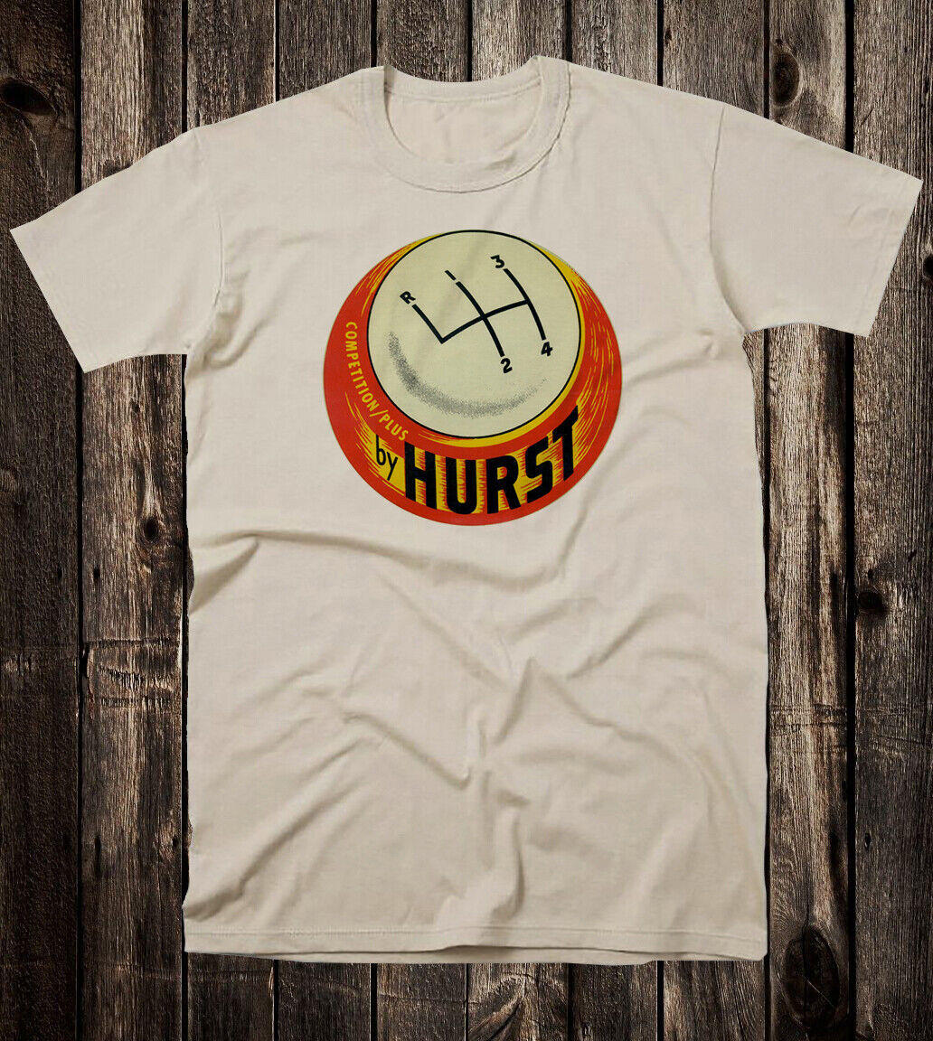 Hot Rod Tee T Shirt Drag Race Retro Art Speed Shop Garage Hurst Floor Shifter