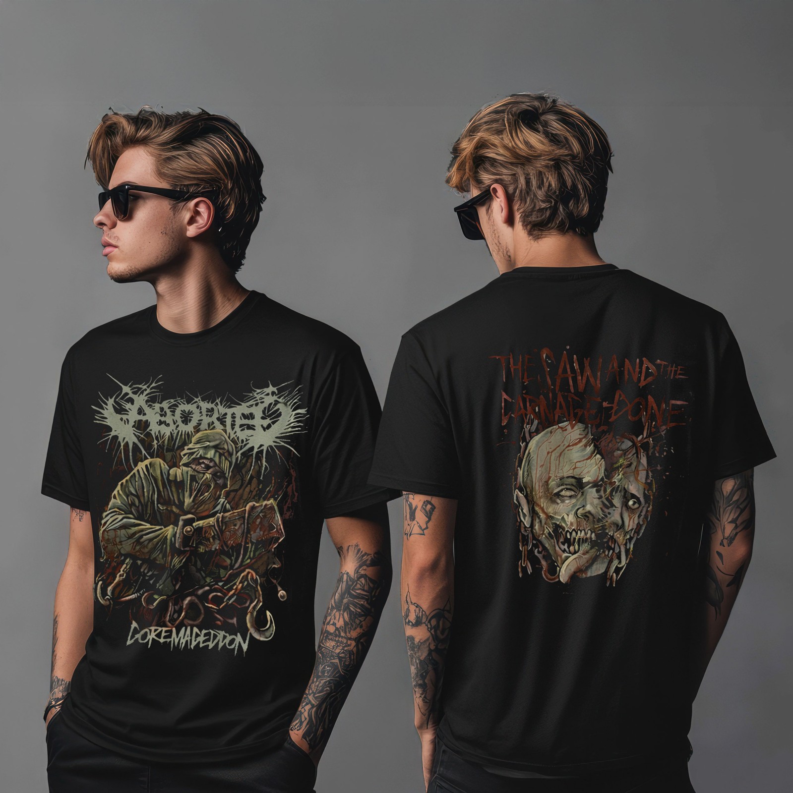 Authentic Aborted Goremageddon T-Shirt S-2XL NEW