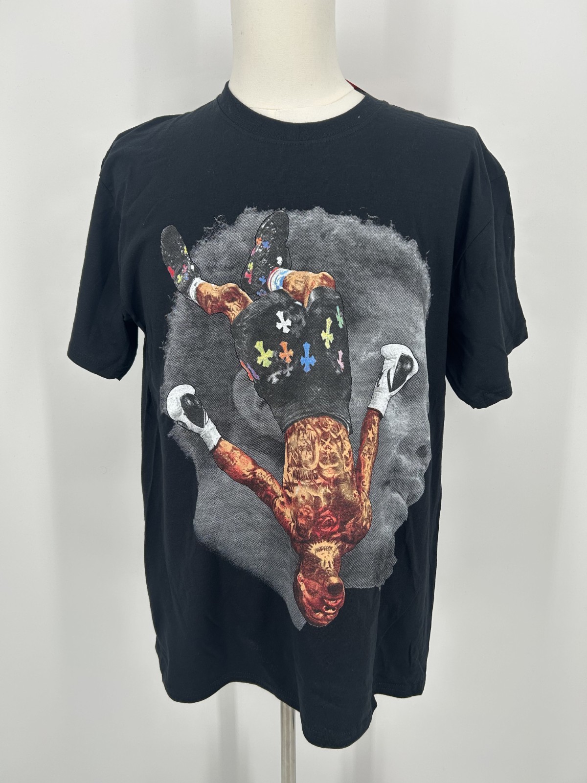 Headgear Classics Gervonta Davis Boxing World Champion Flip T-Shirt Large Black