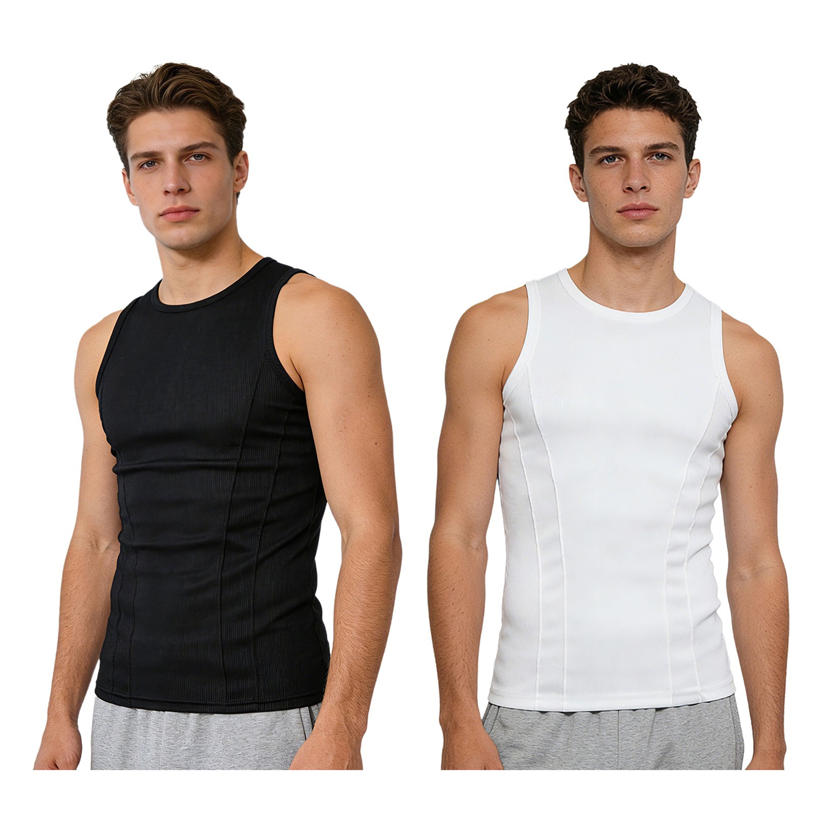 Men&rsquo;s Vest Daily Wear Shirts Sports Tank Top Party T-Shirt Fitness Undershirts