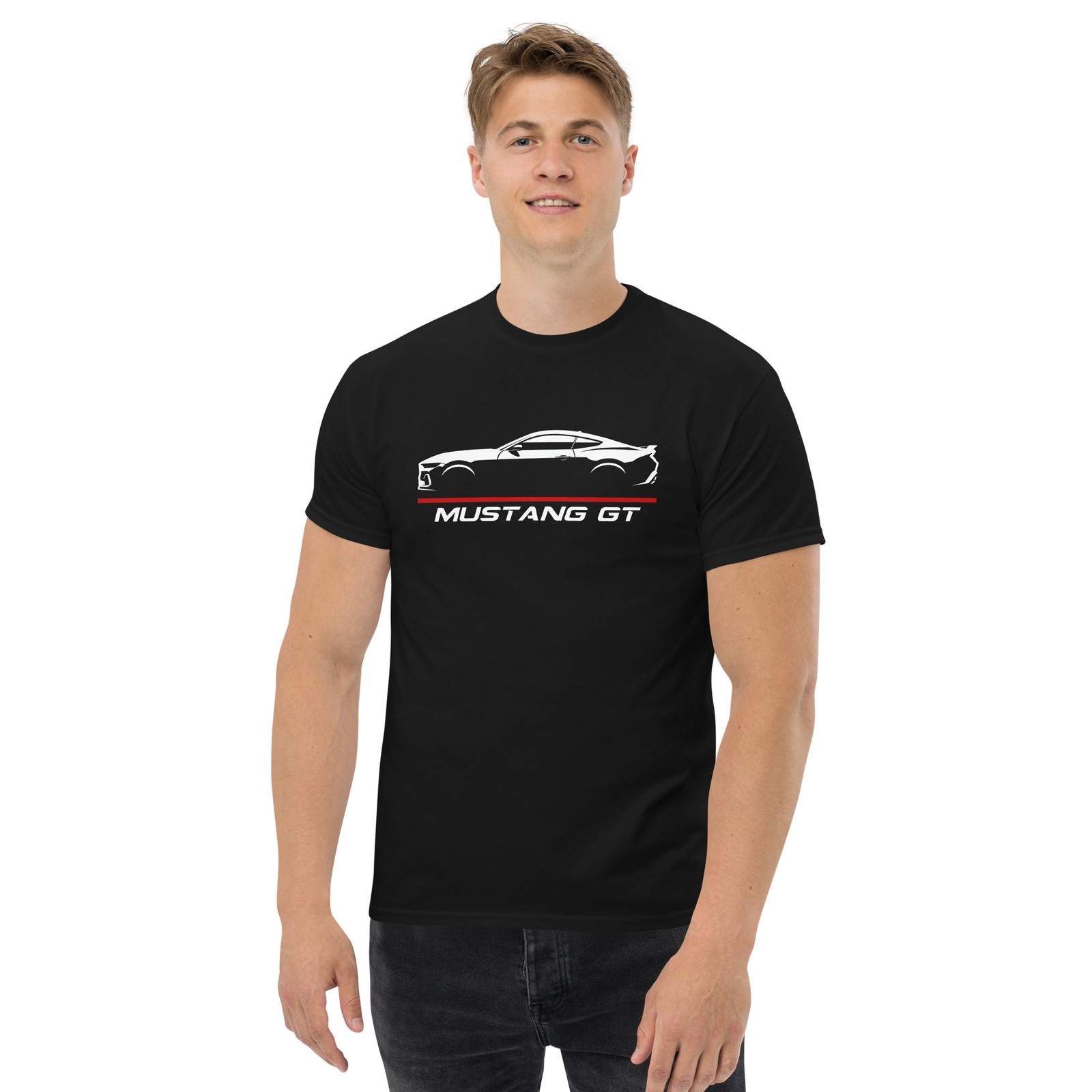 Mustang GT 2023 Gen 4 Coyote V8 Modern Muscle Stance Graphic Tee T-Shirt Gift