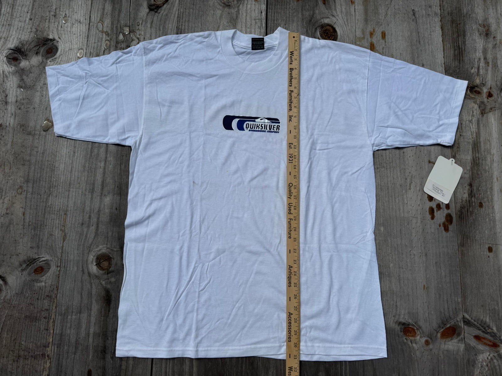 Vintage 1997 Quiksilver Single Stitch NWT Salesman Sample Sz XL USA RARE